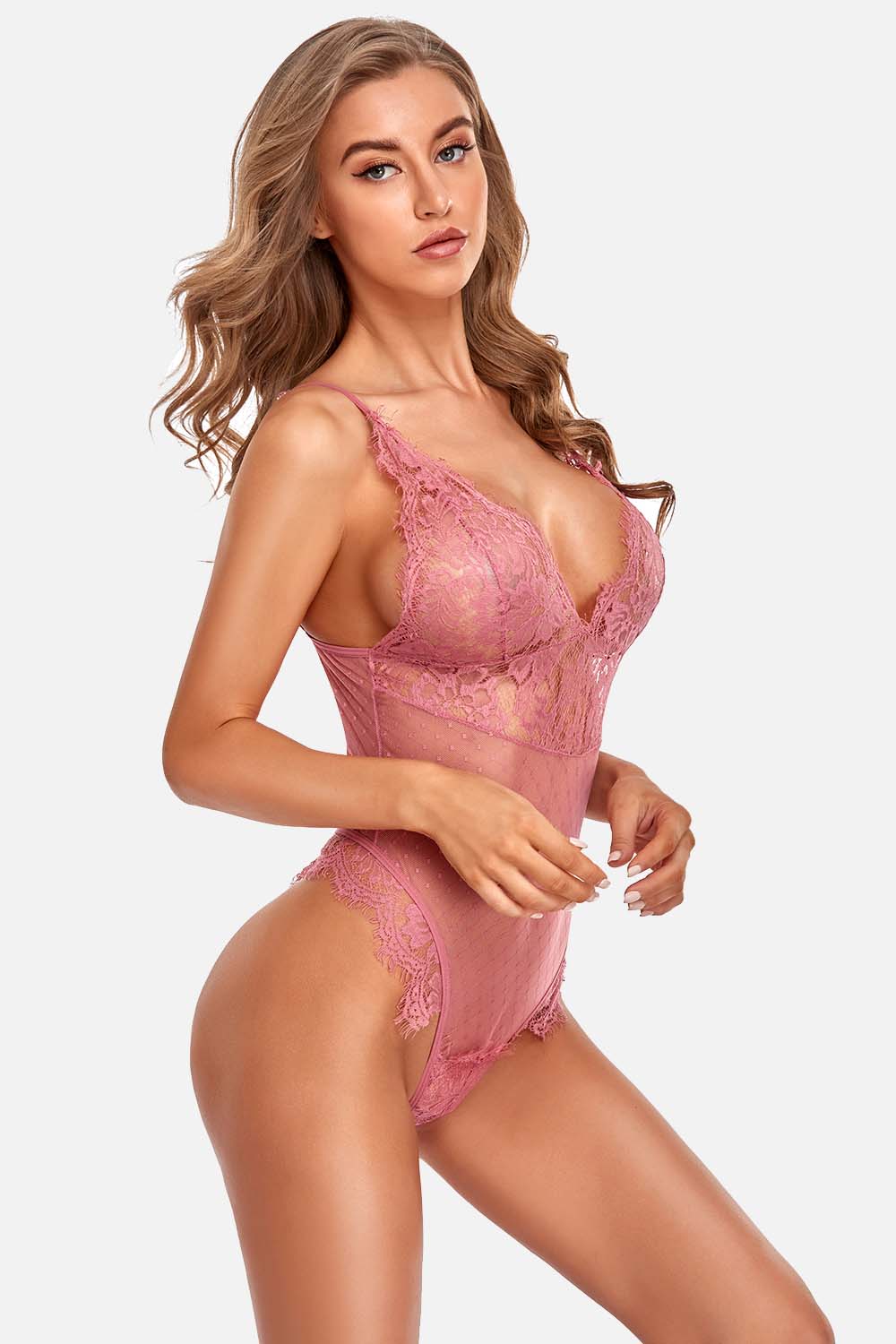 Sweet Devotion Lace Teddy - Dressfeel