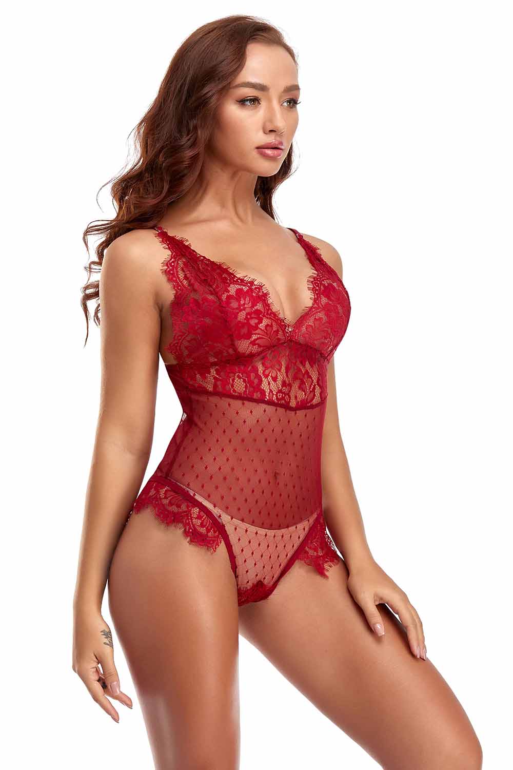 Sweet Devotion Lace Teddy - Dressfeel