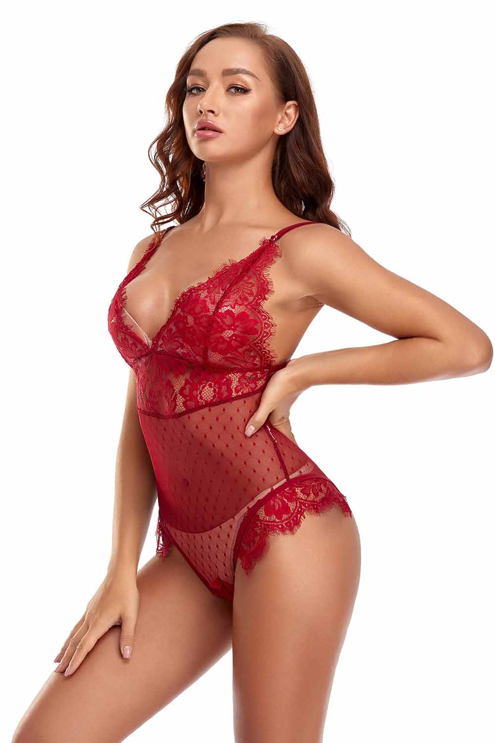 Sweet Devotion Lace Teddy - Dressfeel