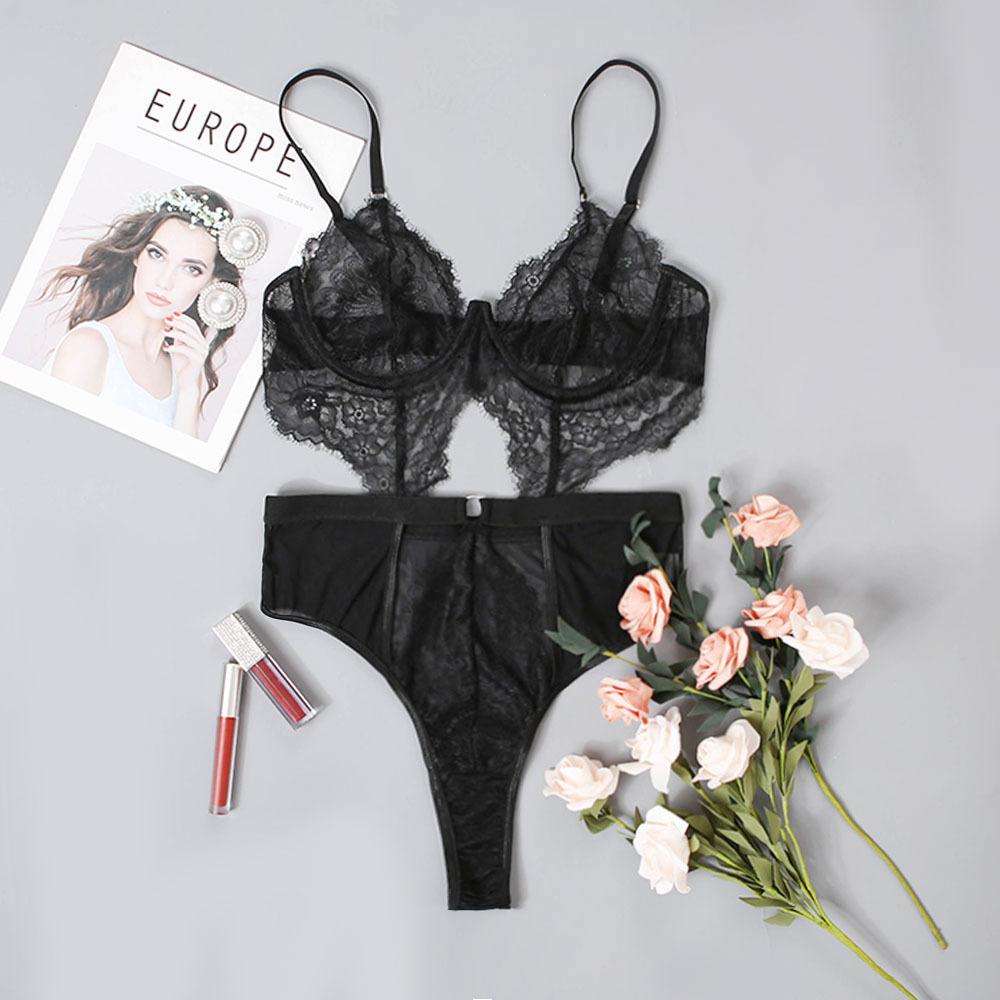 Cut Out Sexy Teddy Lingerie - Dressfeel